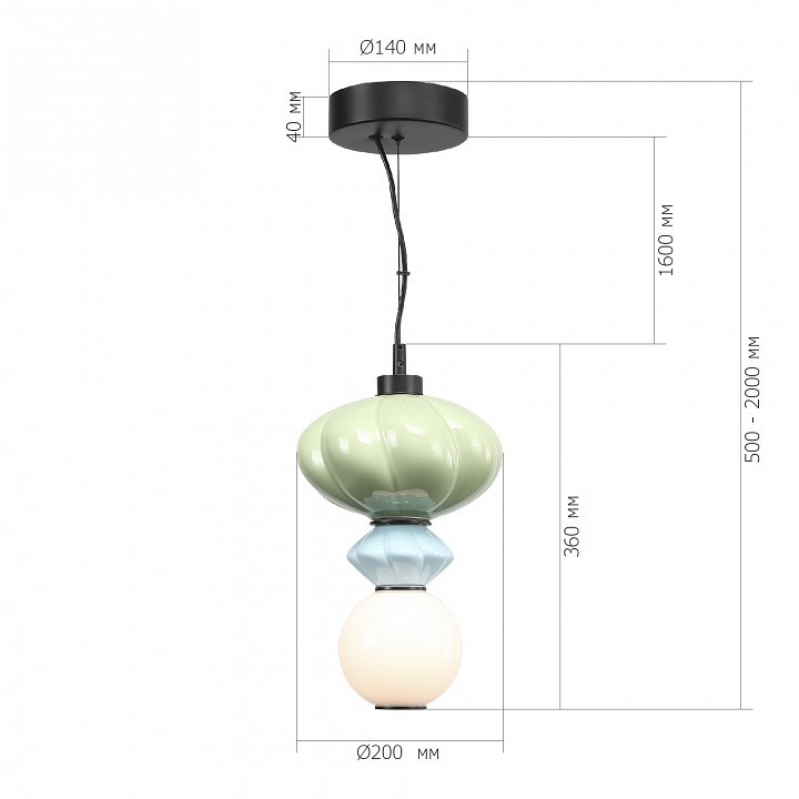 Подвесной светильник ST-Luce FLORENTINI SL6134.403.01
