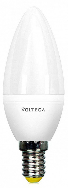 Лампа светодиодная Voltega Simple E14 6Вт 2800K VG2-C2E14warm6W