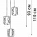 Подвесной светильник Vitaluce V4382 V43820-0/3S