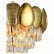 Подвесной светильник Natali Kovaltseva Chic CHIC 81437/8C GOLD