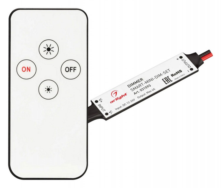Контроллер-диммер с пультом ДУ Arlight SMART 031593