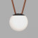Накладной светильник Denkirs BELTY ORB DK5550-BK