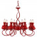 Подвесная люстра Arte Lamp Vaso A6819LM-8RD
