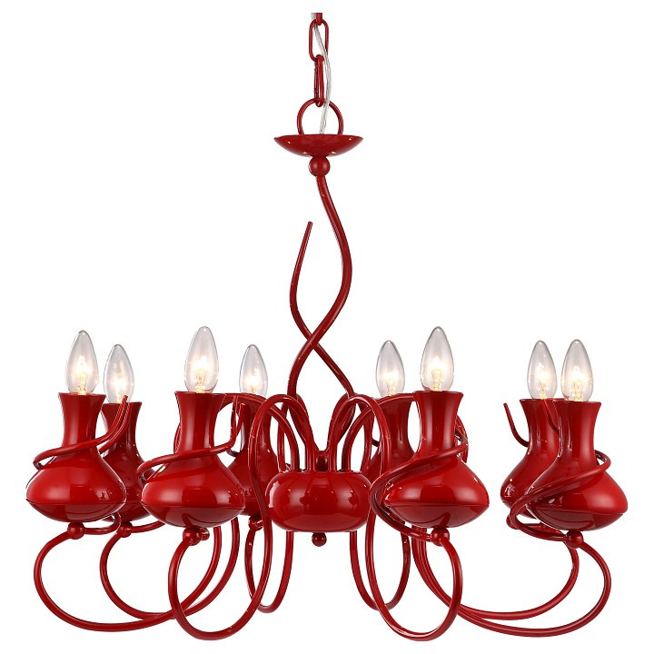 Подвесная люстра Arte Lamp Vaso A6819LM-8RD
