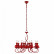 Подвесная люстра Arte Lamp Vaso A6819LM-8RD