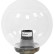 Плафон полимерный Fumagalli Globe 250 G25.B25.000.BXE27