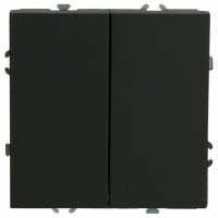 Выключатель двухклавишный без рамки Stekker Эмили 50247