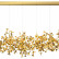 Подвесная люстра Loft it Spark 10101/4 Gold