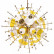 Люстра на штанге Loft it Avenir 10137/600 Gold