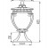 Наземный низкий светильник Maytoni Fleur O414FL-01BZ