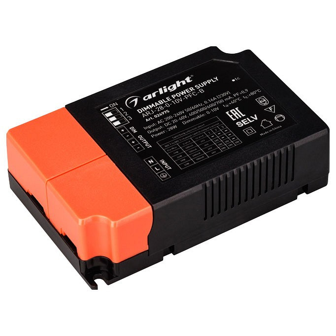 Блок питания Arlight  ARJ-28-0-10V-PFC-B (28W, 400-700mA)