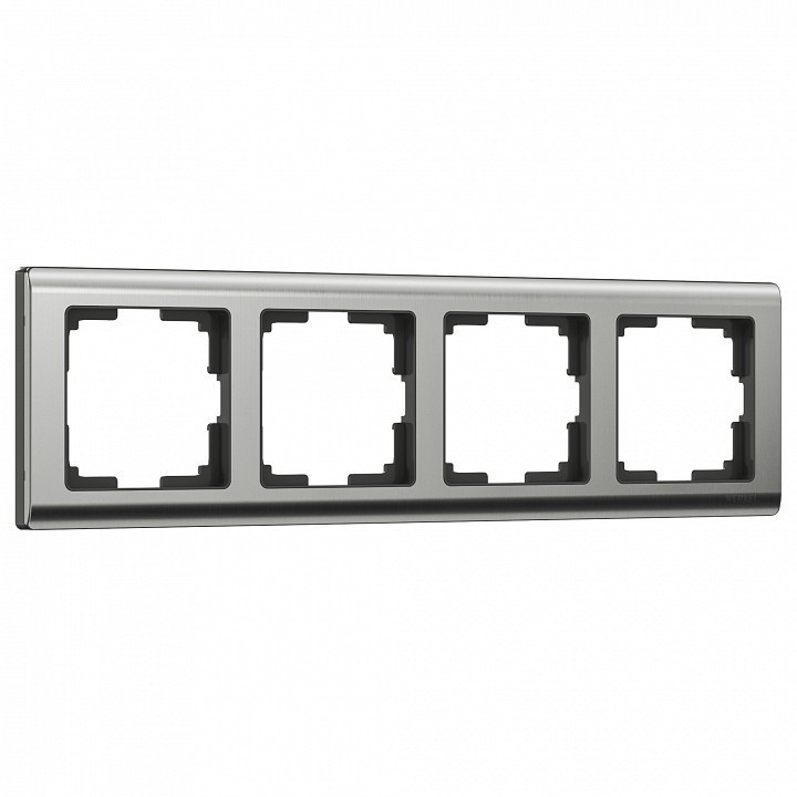 Рамка на 4 поста Werkel Metallic (глянцевый никель) W0041602