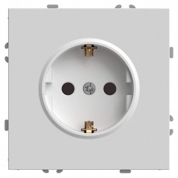 Розетка без заземления и со шторкой, без рамки Stekker RST16-5110-01 49880