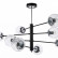 Люстра на штанге Arte Lamp Segin A3566PL-8BK