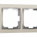 Рамка на 4 поста Werkel Snabb (слоновая кость/хром) W0041903