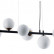 Подвесная люстра Arte Lamp Gemini A2243SP-9BK