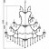 Подвесная люстра Maytoni Doris DIA881-PL-56-G