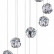 Подвесная люстра Odeon Light Jemstone 5084/60L