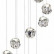 Подвесная люстра Odeon Light Jemstone 5084/60L