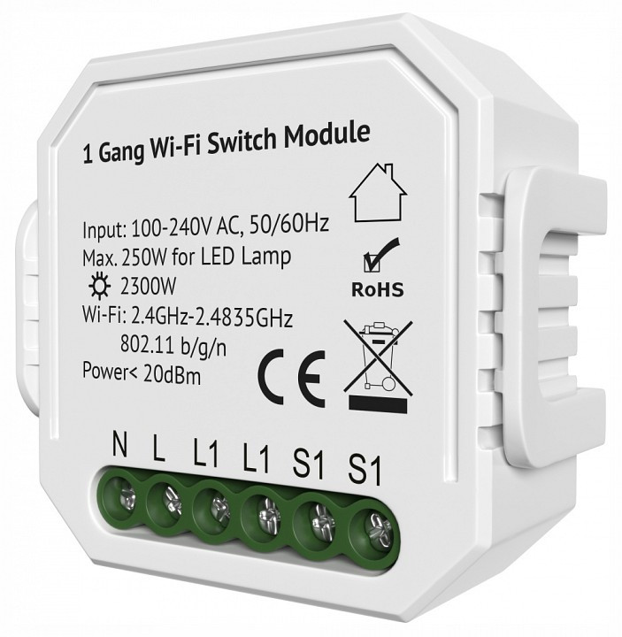 Конвертер Wi-Fi для смартфонов и планшетов Denkirs RELAY RL1001-SM