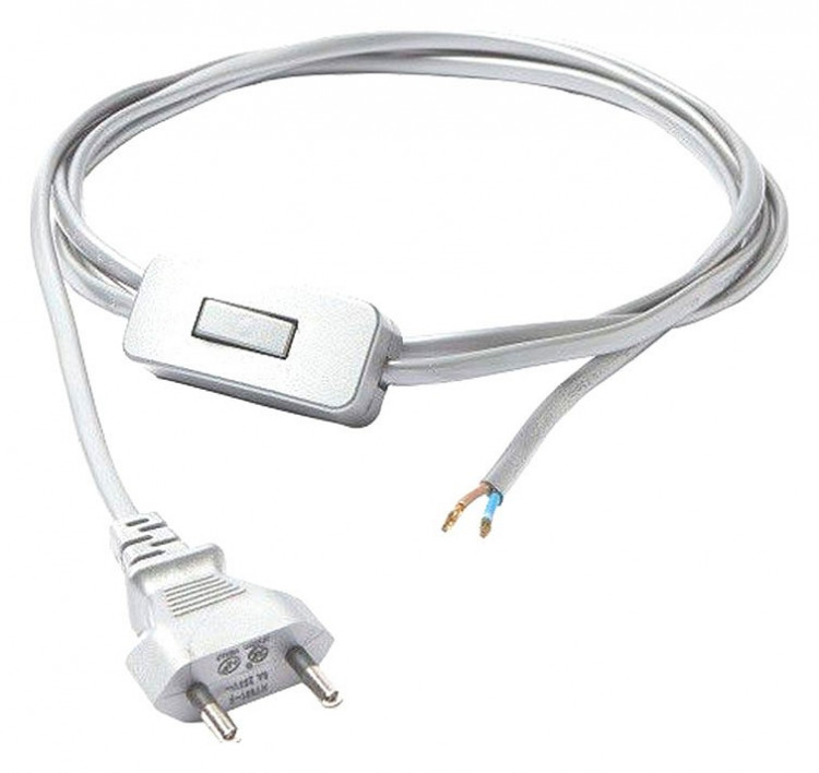 Сетевой провод с выключателем Nowodvorski Cameleon Cable WITH SWITCH WH 8612