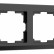 Рамка на 2 поста Werkel Stark (черный) W0021808