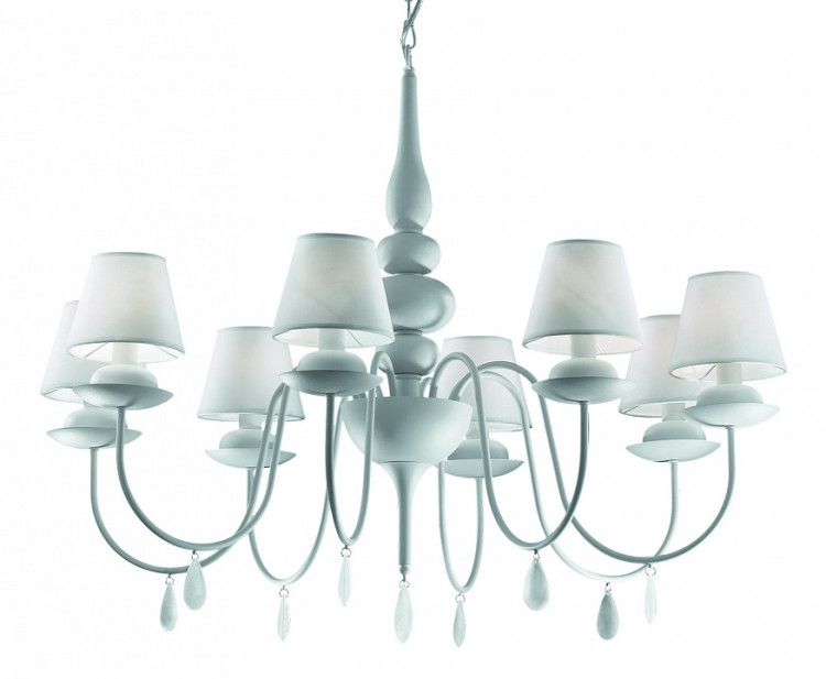 Подвесная люстра Ideal Lux Blanche BLANCHE SP8 BIANCO