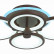 Потолочная люстра EVOLED Leto SLE200372-04RGB