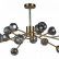 Люстра на штанге Loft it Orion Smoky 10021/15