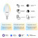 Лампа светодиодная с управлением через Wi-Fi Gauss Smart Home E14 5Вт 2700-6500K 1110112