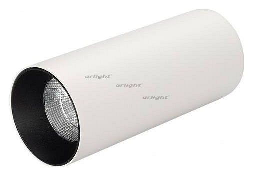 Накладной светильник Arlight SP-POLO-SURFACE-R65-8W Warm3000 (WH-BK, 40 deg) 027509