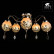 Потолочная люстра Arte Lamp Moroccana A4552PL-5GO