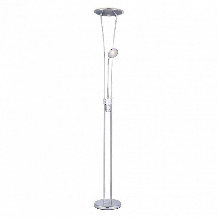 Торшер с подсветкой Arte Lamp Duetto led A5905PN-2CC