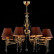 Подвесная люстра Maytoni Chester RC0100-PL-08-R
