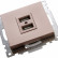 Розетка USB, без рамки Stekker Катрин 39602