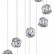 Подвесная люстра Odeon Light Jemstone 5085/60L