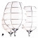 Подвесная люстра Arte Lamp Tokyo A2256LM-6WH