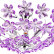 Люстра на штанге Globo Purple 5142-6