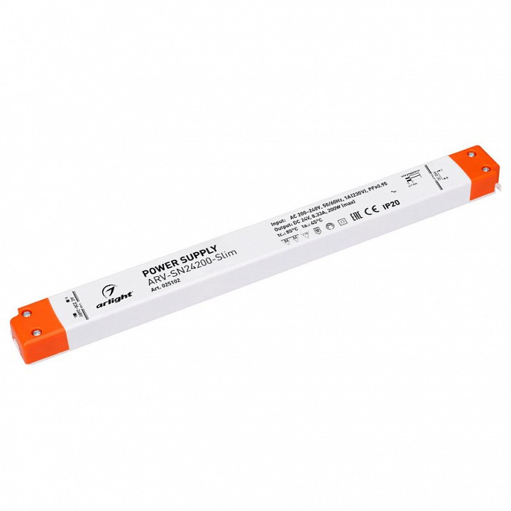 Блок питания Arlight  ARV-SN24200-Slim (24V, 8.33A, 200W, PFC)