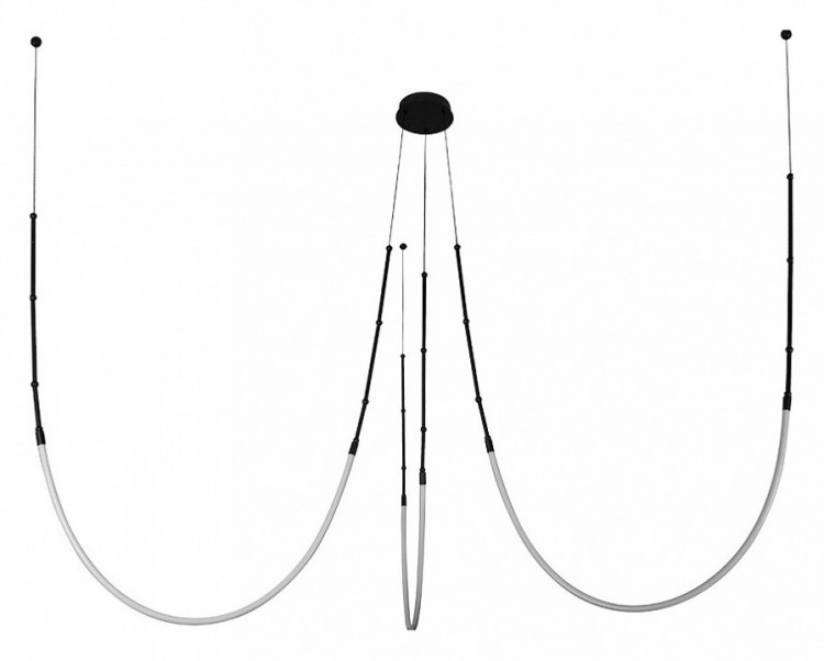 Подвесная люстра Arte Lamp Klimt A2850SP-38BK