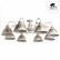 Люстра на штанге Arte Lamp Chiesa A2814PL-8WG