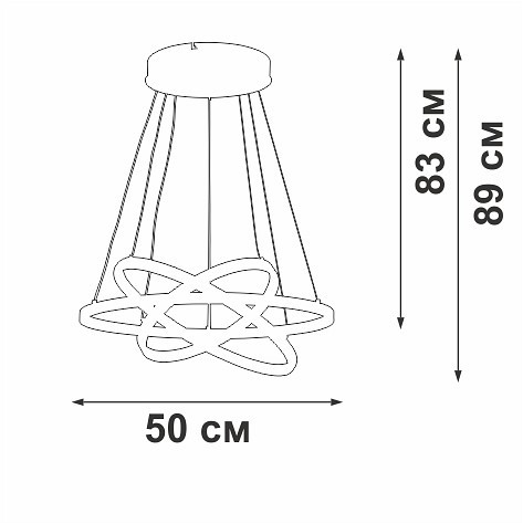 Подвесной светильник Vitaluce V2515DT V2515DT-8/3S