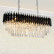 Подвесная люстра Natali Kovaltseva Darian DARIAN 76017/8C CHROME BLACK