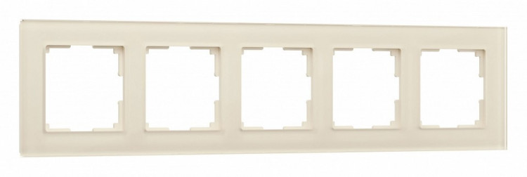 Рамка на 5 постов Werkel Favorit молочный W0051141