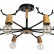 Люстра на штанге Loft it Sven 10024/8 Black