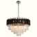Подвесная люстра Natali Kovaltseva Darian DARIAN 76017/10C CHROME BLACK