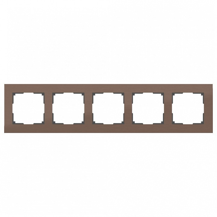 Рамка на 5 постов Werkel Aluminium WL11-Frame-05