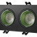 Встраиваемый светильник Denkirs DK3020BGR DK3072-BK+GR