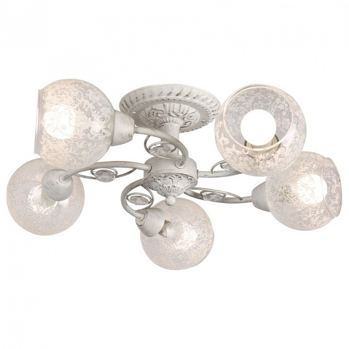 Потолочная люстра Arte Lamp Cristy A5028PL-5WH