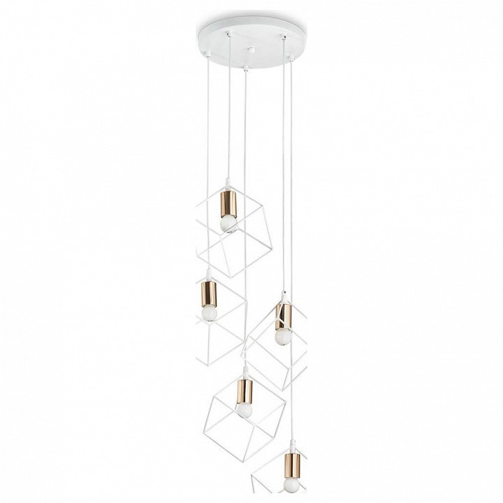 Подвесной светильник Ideal Lux Ice ICE SP5 BIANCO
